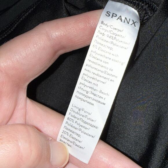 Spanx Women’s Faux Patent Leather Leggings Black Size Small - Picture 5 of 5